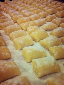 Handgjorda gnocchi